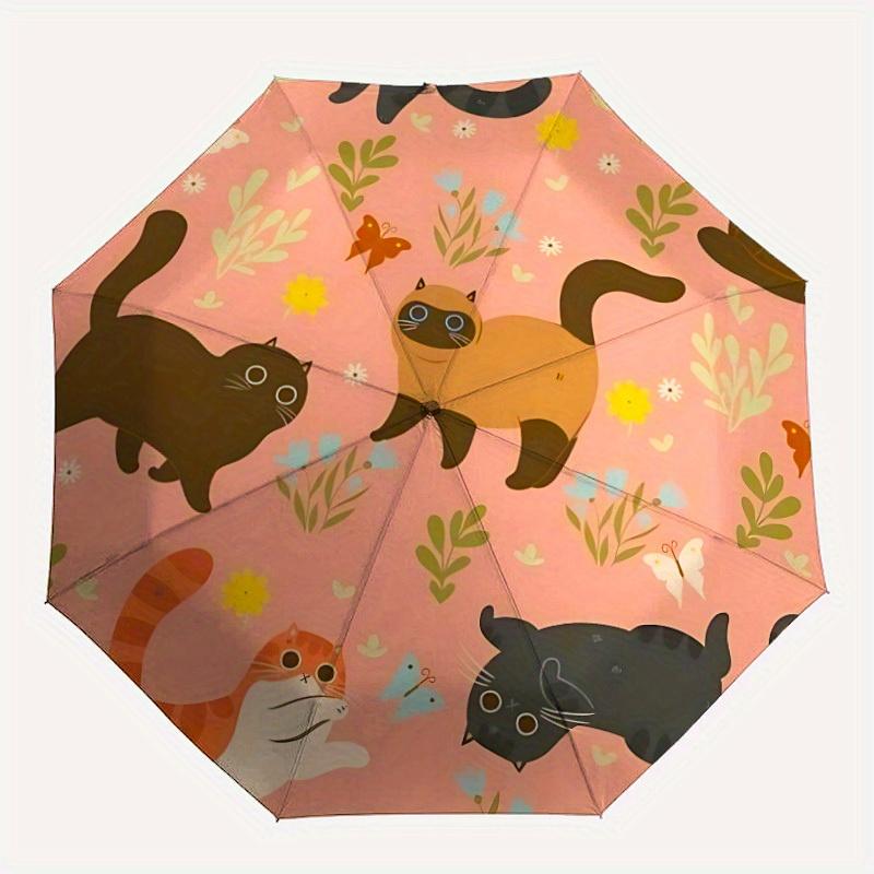 1pc Cats Flowers Automatic Open/close Umbrella, 8-Rib sturdy structure, Portable Travel Umbrella, Parties, Everyday Use, Outdoor Accessory,
1pc Cats Flowers Automatic Open/close Umbrella, 8-Rib sturdy structure, Portable Travel Umbrella, Parties, Everyday Use, Outdoor Accessory,