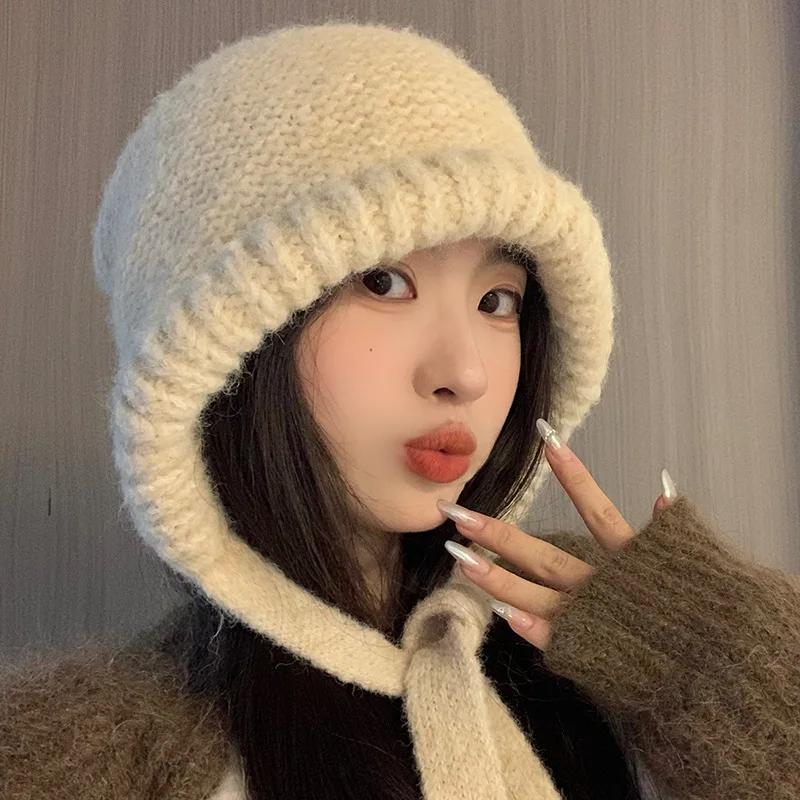 New Winter Knitted Beanies Caps for Women Korean Warm Hat Bag Coldproof Outdoor Hats Ear Protection Caps Red Christmas Hat Gifts бежевый
New Winter Knitted Beanies Caps for Women Korean Warm Hat Bag Coldproof Outdoor Hats Ear Protection Caps Red Christmas Hat Gifts бежевый