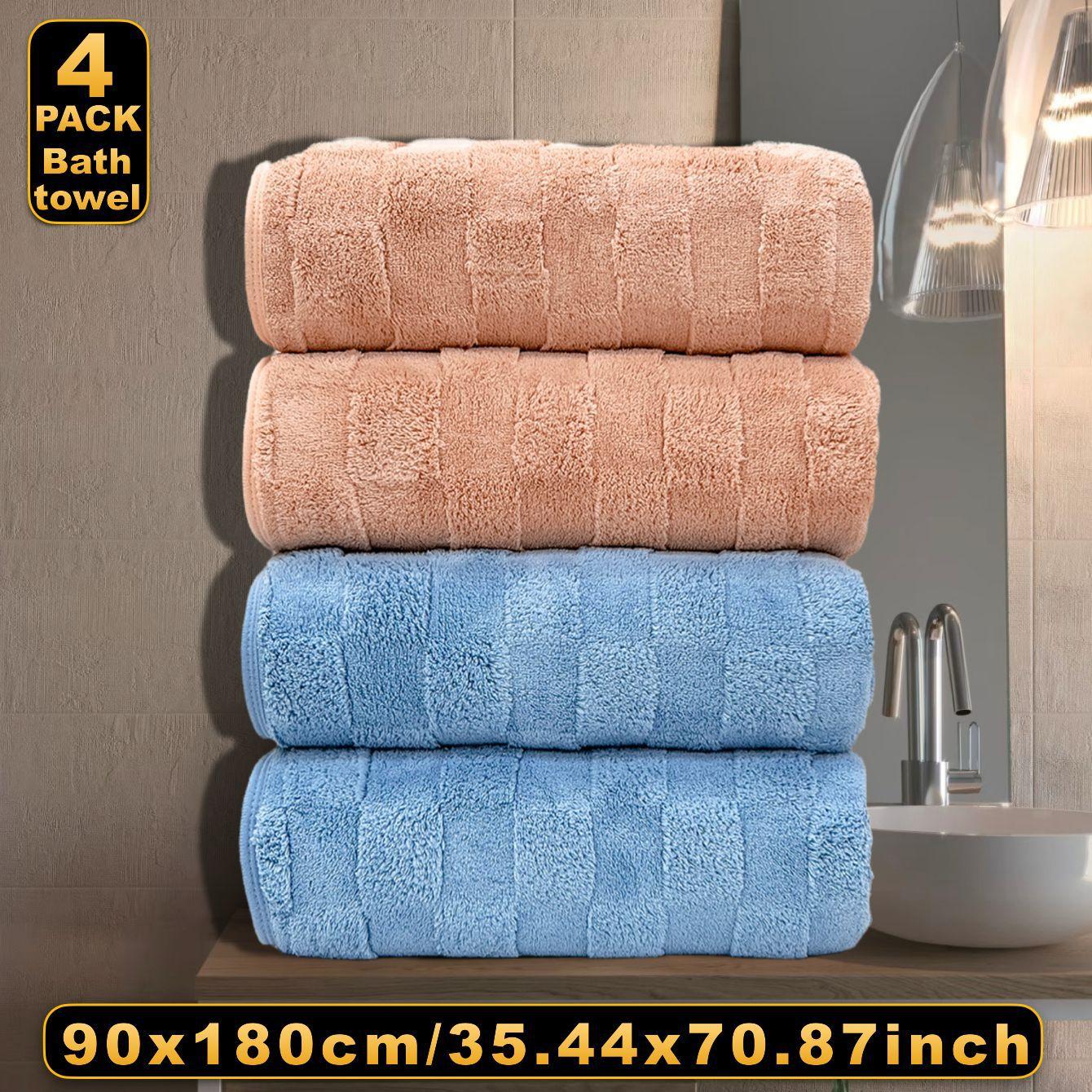 Коралловый бархат большой банный комплект из четырех предметов для взрослых, домашнее банное полотенце из утолщенной тафты, большое банное полотенце 90 * 180, теплое и удобное для дома, ежедневные потребности 90*180CM
Коралловый бархат большой банный комплект из четырех предметов для взрослых, домашнее банное полотенце из утолщенной тафты, большое банное полотенце 90 * 180, теплое и удобное для дома, ежедневные потребности 90*180CM