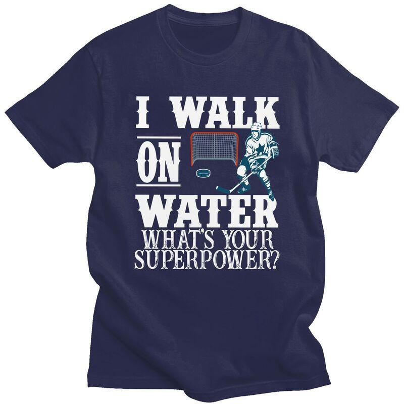 Custom I Walk On Water Whats Your Superpower Hockey T Shirt Men ShortSleeve Tshirt Casual Tee Tops Oversized Tshirt Gift 4XL
Custom I Walk On Water Whats Your Superpower Hockey T Shirt Men ShortSleeve Tshirt Casual Tee Tops Oversized Tshirt Gift 4XL