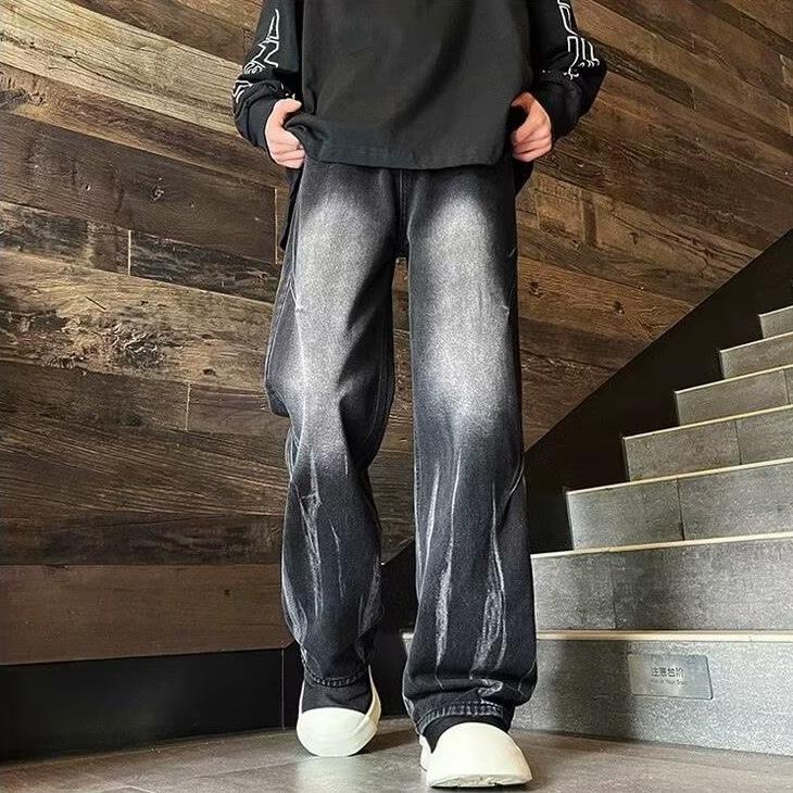 American retro high street pants autumn and winter trendy brand design sense tie-dye gradual change wide-leg pants men s loose straight jeans 3XL
American retro high street pants autumn and winter trendy brand design sense tie-dye gradual change wide-leg pants men s loose straight jeans 3XL