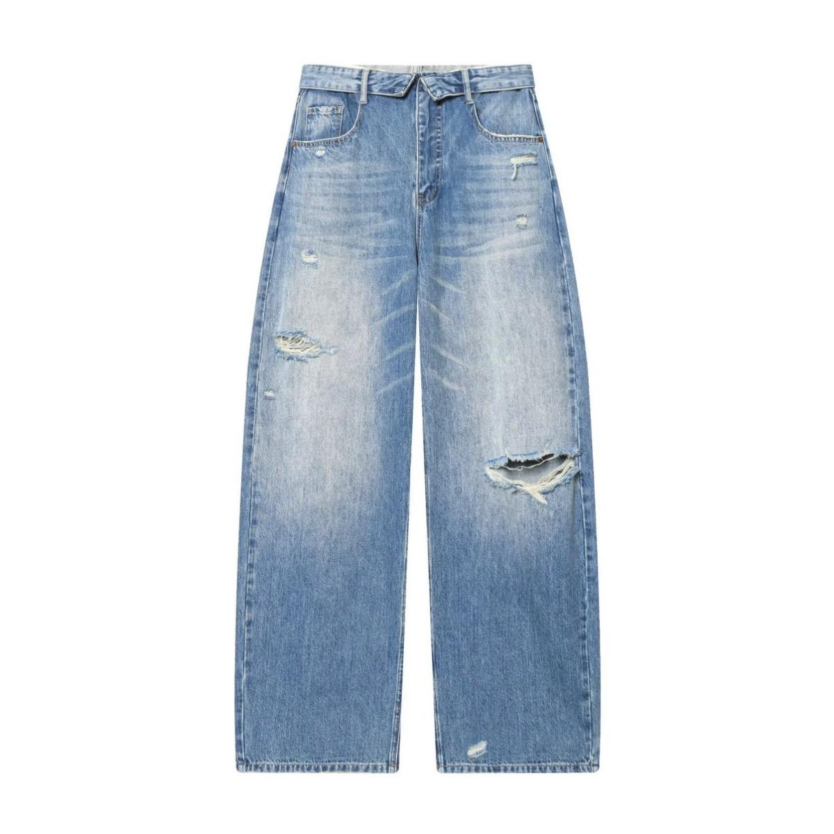 Women s Retro 90s Low Rise Wide Leg Jeans Cozy Light Blue Ripped Distressed Denim Pants Stylish Girl Y2k Commuter Streetwear S
Women s Retro 90s Low Rise Wide Leg Jeans Cozy Light Blue Ripped Distressed Denim Pants Stylish Girl Y2k Commuter Streetwear S
