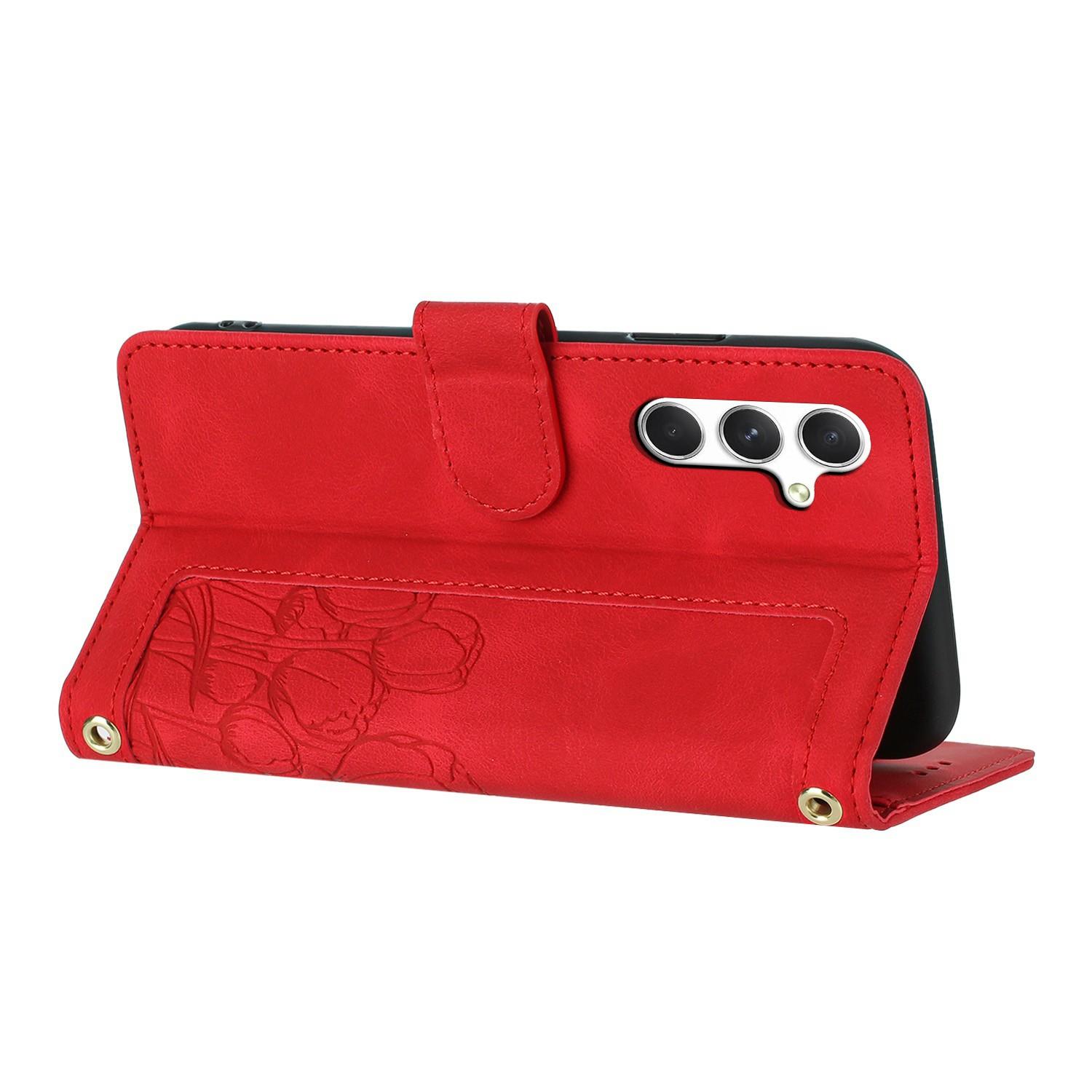 For Samsung Galaxy S24 FE Case Tulip Leather Phone Cover with 5 Card Slots Wallet Red
For Samsung Galaxy S24 FE Case Tulip Leather Phone Cover with 5 Card Slots Wallet Red