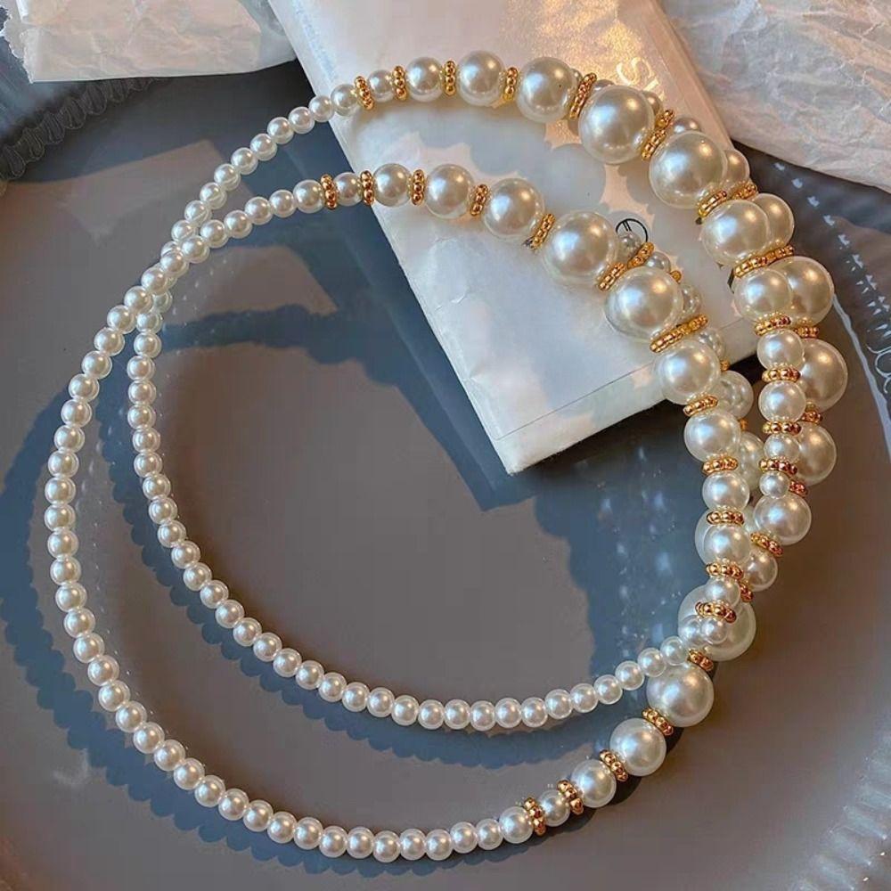 Elegant Pearl Beaded Necklace Asymmetric Women Neck Jewelry Fashion Pearl Choker Necklace Party Pearl Beaded
Elegant Pearl Beaded Necklace Asymmetric Women Neck Jewelry Fashion Pearl Choker Necklace Party Pearl Beaded