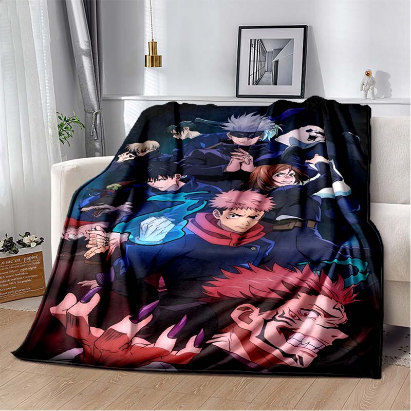 J-Jujutsu Kaisen Cartoon Anime Throws Blanket Kids Super Soft Blankt for Sofa Travel Couch Picnic Flannel Blanket Birthday Gift 75x90cm
J-Jujutsu Kaisen Cartoon Anime Throws Blanket Kids Super Soft Blankt for Sofa Travel Couch Picnic Flannel Blanket Birthday Gift 75x90cm
