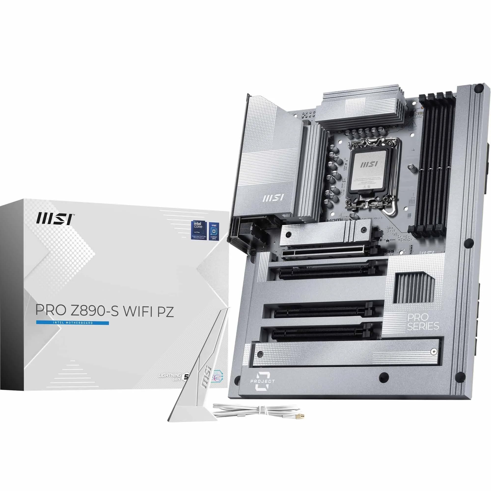 MSI PRO Z890-S WIFI PZ ATX Motherboard MB6755
MSI PRO Z890-S WIFI PZ ATX Motherboard MB6755