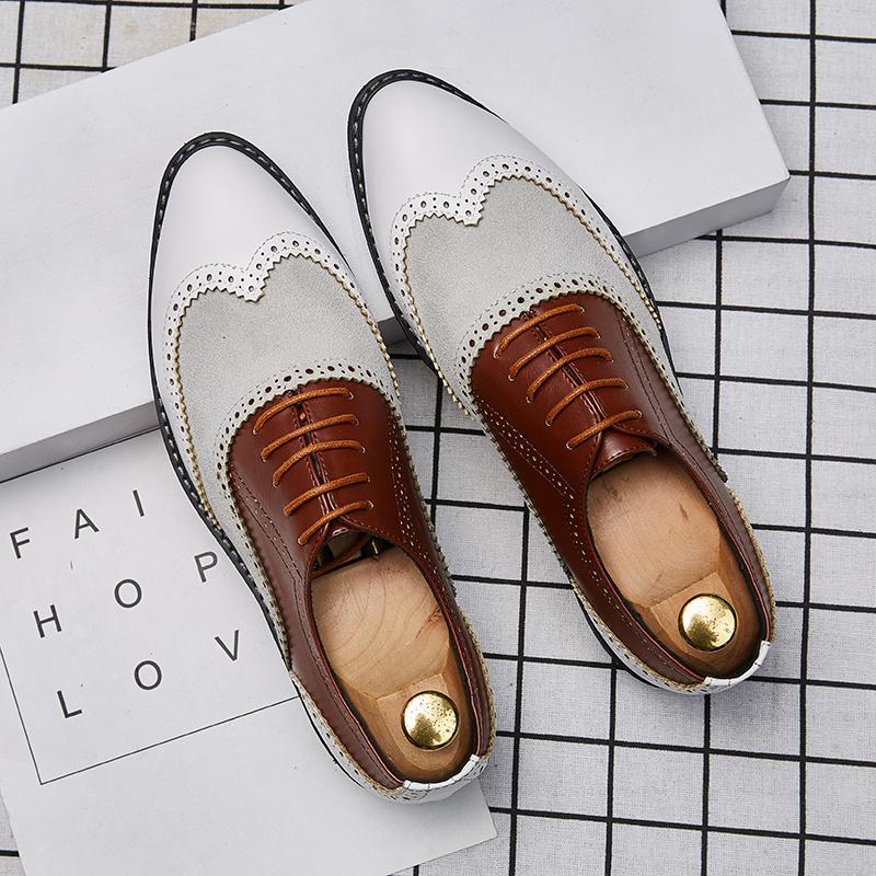 Men Spring Autumn Casual Sneakers Leather PuLeather Casual Shoes Leisure Walk Oxford British Style Brogue Footwear Classic Derby 39
Men Spring Autumn Casual Sneakers Leather PuLeather Casual Shoes Leisure Walk Oxford British Style Brogue Footwear Classic Derby 39