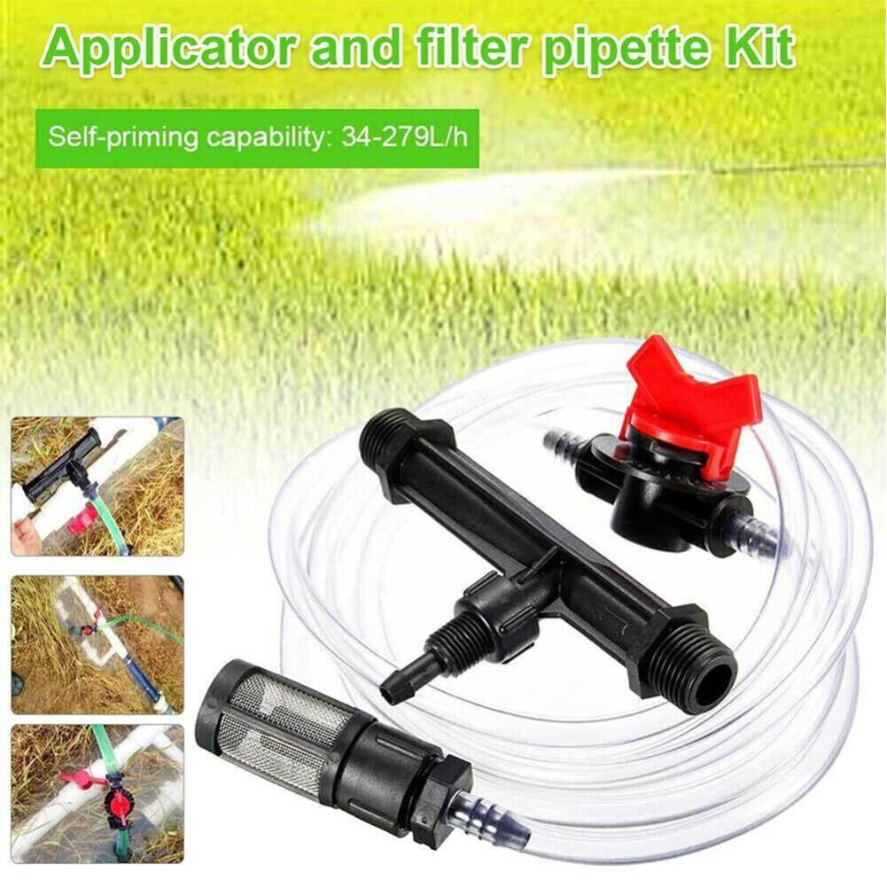 Venturi Fertilizer Injector Kit for Auto Irrigation with Water Tube and Filter for Reliable and Easy Garden Setup China Mainland
Venturi Fertilizer Injector Kit for Auto Irrigation with Water Tube and Filter for Reliable and Easy Garden Setup China Mainland