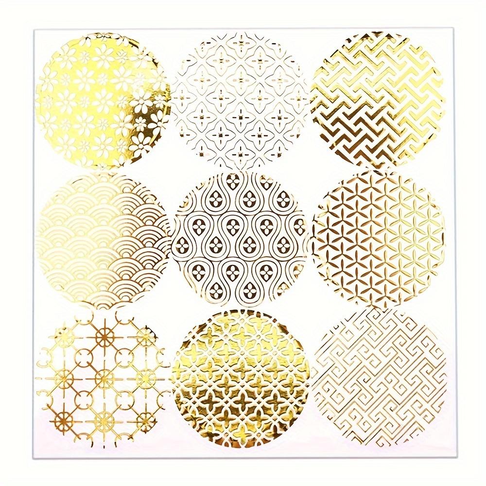 90pcs Golden Foil Round Stickers, Metallic Envelope Seals, Gift Warping Labels for Wedding Invitations and Eid Al-Adha Mubarak 1.57inch/10PCS
90pcs Golden Foil Round Stickers, Metallic Envelope Seals, Gift Warping Labels for Wedding Invitations and Eid Al-Adha Mubarak 1.57inch/10PCS