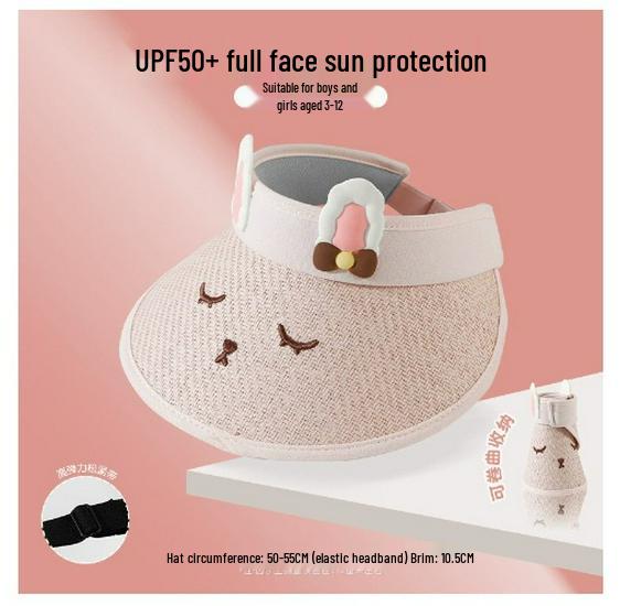 Children s Summer Sun Hat with UV Protection - Breathable, Large Brim, Cute Cartoon Design
Children s Summer Sun Hat with UV Protection - Breathable, Large Brim, Cute Cartoon Design