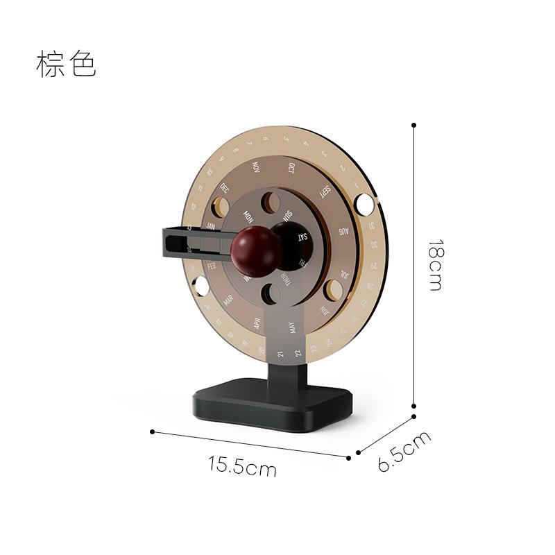 Creative Acrylic Rotating Turntable Calendar Desktop Living Room Office Ornaments Birthday Gift Cute Calendar Ornaments коричневий
Creative Acrylic Rotating Turntable Calendar Desktop Living Room Office Ornaments Birthday Gift Cute Calendar Ornaments коричневий
