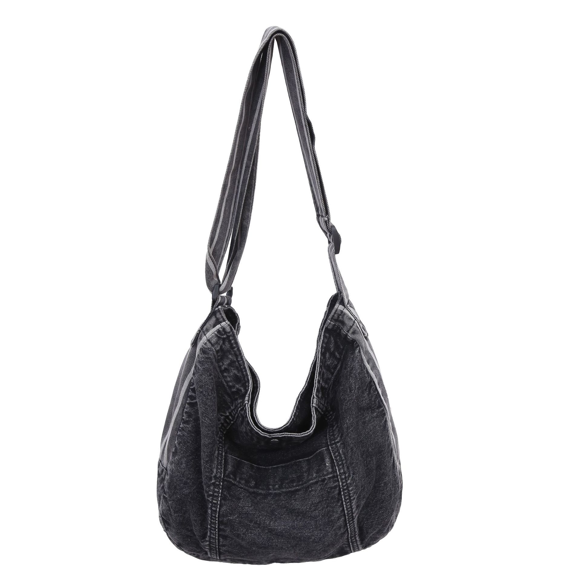 New Japanese Washed Denim Crossbody Bag, Artistic Large Capacity Single Shoulder Bag, Trendy and Fashionable Student Backpack for Women чёрный
New Japanese Washed Denim Crossbody Bag, Artistic Large Capacity Single Shoulder Bag, Trendy and Fashionable Student Backpack for Women чёрный