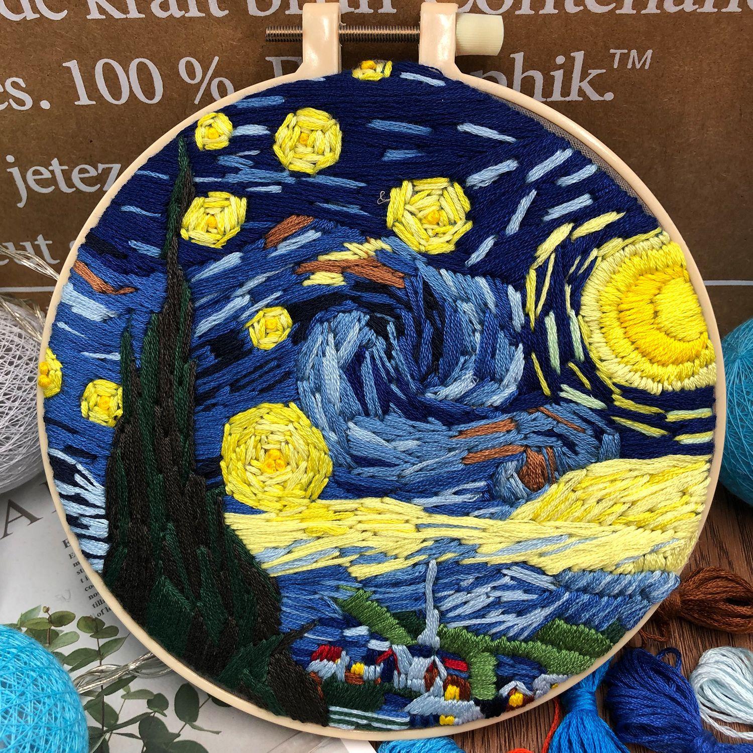 1Pc Van Gogh Element DIY Embroidery Handmade Fabric Material Package Kit
1Pc Van Gogh Element DIY Embroidery Handmade Fabric Material Package Kit