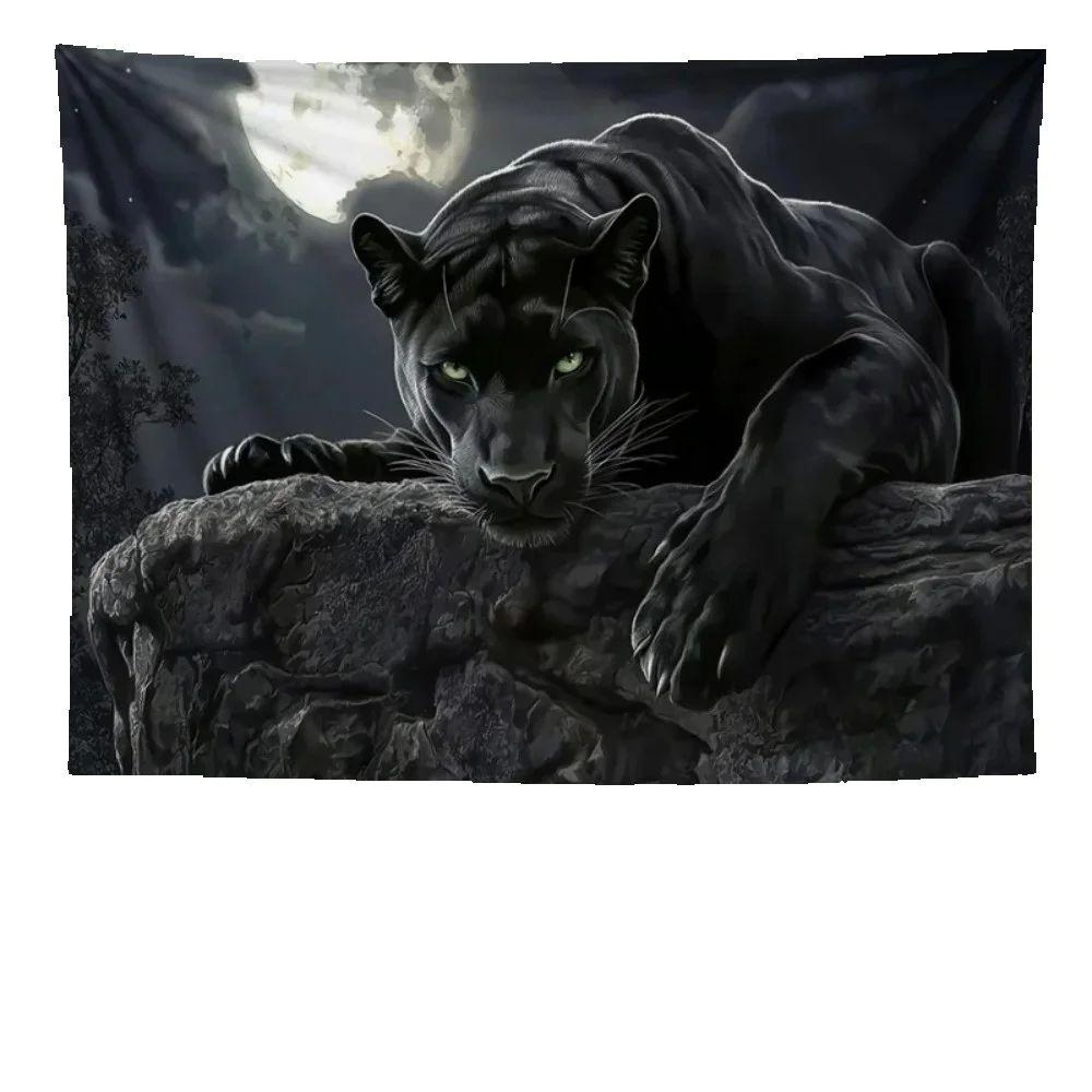 Black Panther Tapestry Multiple Sizes HD Print Moonlit Forest Glowing Eyes Soft Polyester Living Room Bedroom Office Wall Decor 74x94cm(29x37in)
Black Panther Tapestry Multiple Sizes HD Print Moonlit Forest Glowing Eyes Soft Polyester Living Room Bedroom Office Wall Decor 74x94cm(29x37in)