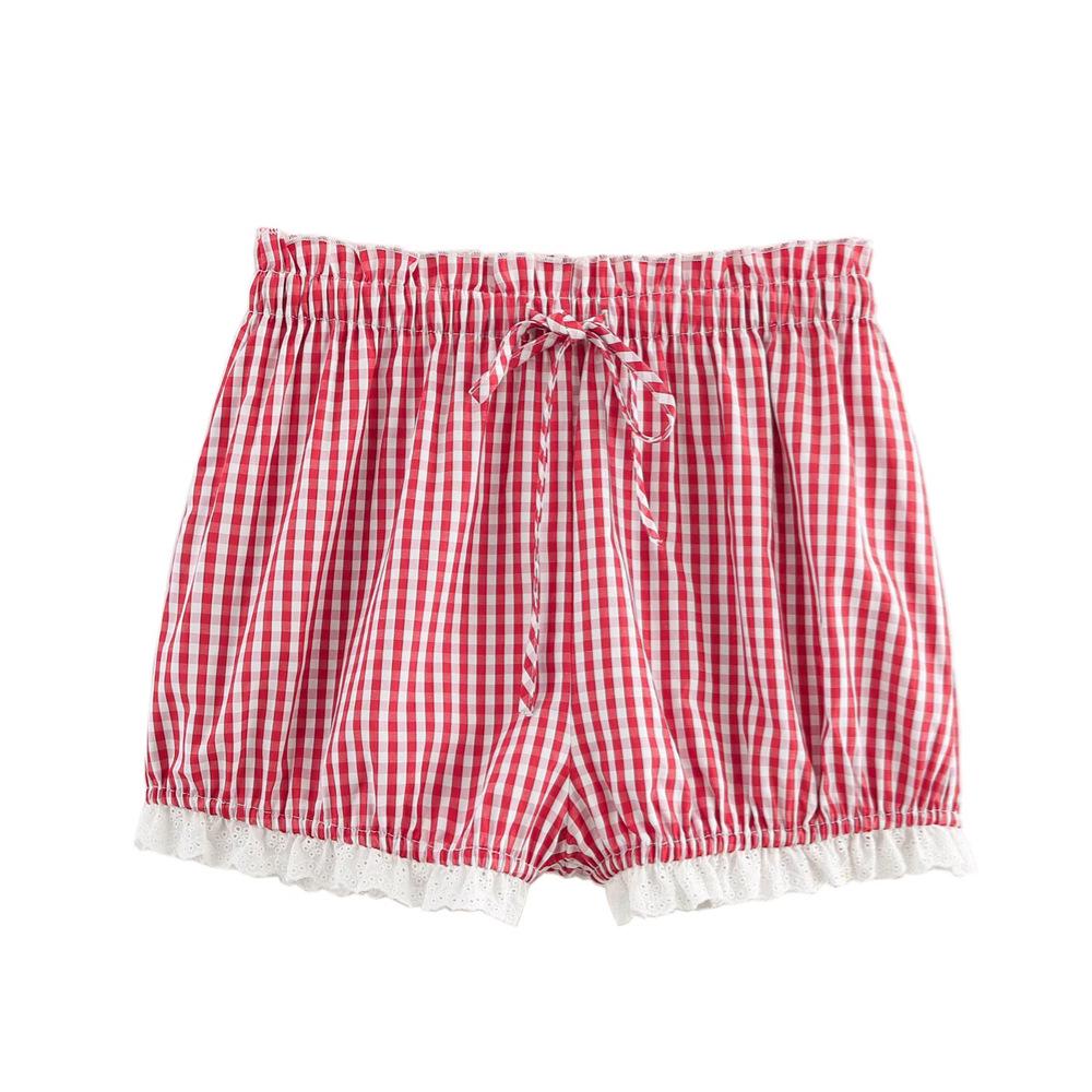 2025 Spring Women s Plaid Print Lace Patchwork High-Waist Shorts - Sweet and Simple Design Medium красный
2025 Spring Women s Plaid Print Lace Patchwork High-Waist Shorts - Sweet and Simple Design Medium красный