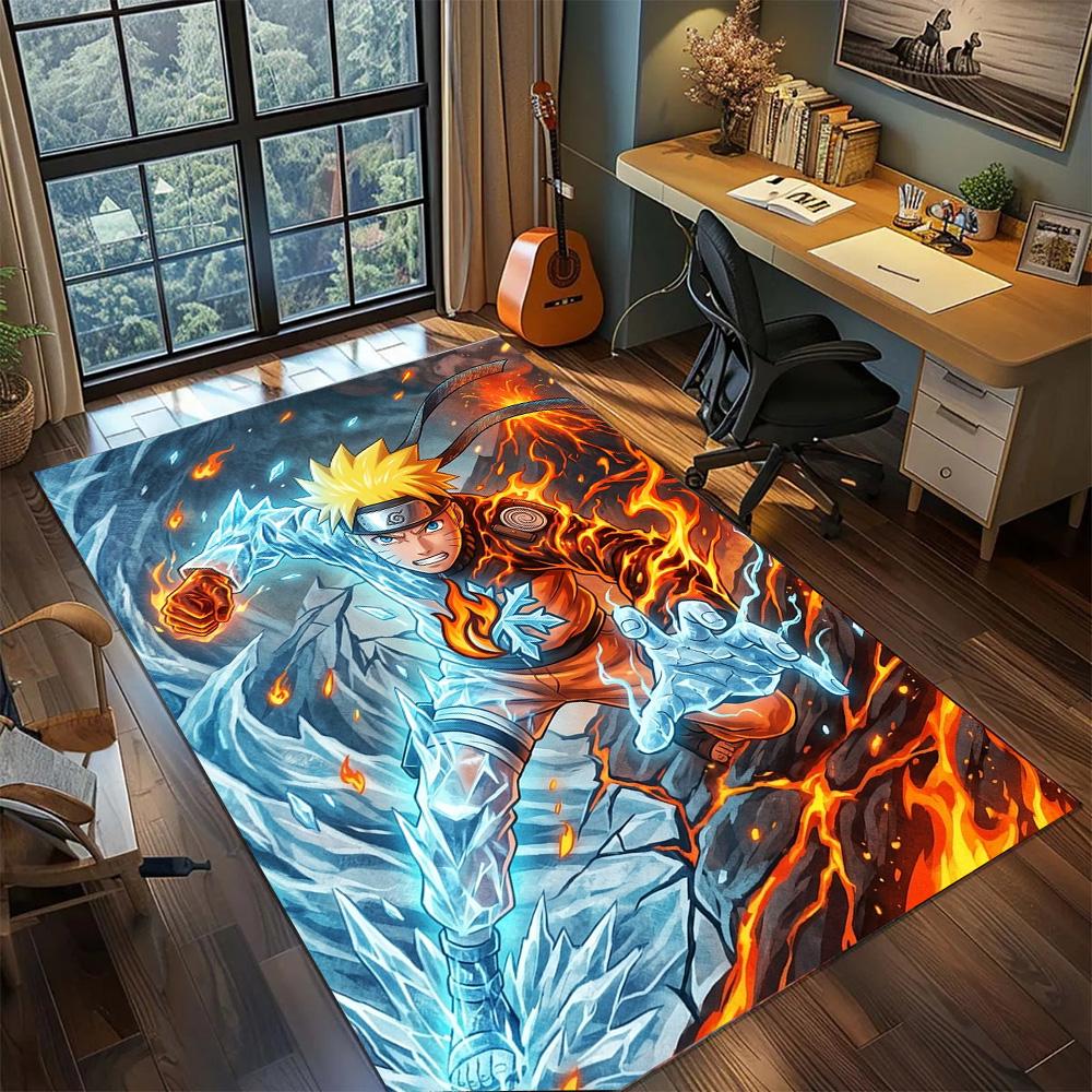 Large Area Rugs Naruto Carpet for Gamer Room Bedroom Home Decor Washable Non Slip Floor Mat 60x90cm
Large Area Rugs Naruto Carpet for Gamer Room Bedroom Home Decor Washable Non Slip Floor Mat 60x90cm