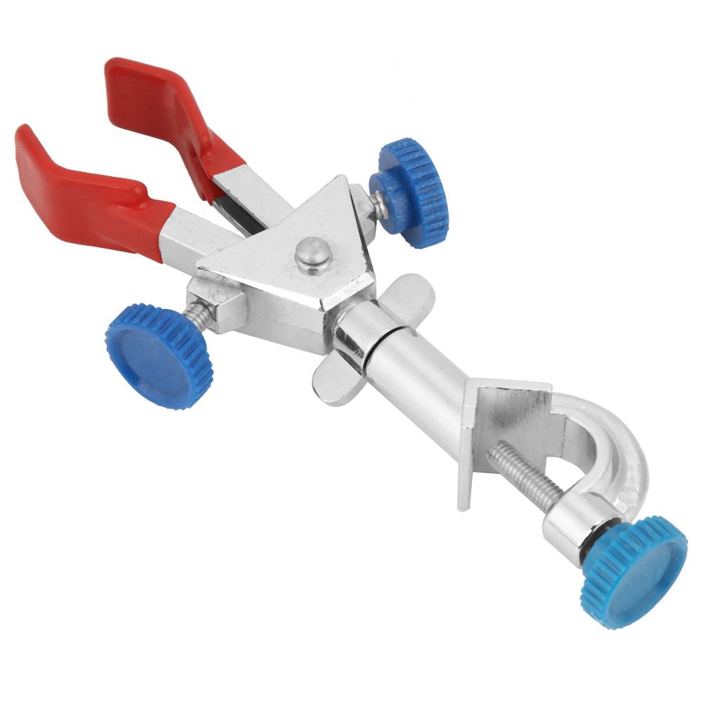Instrument Double Regulator Chemical Flask Clamp Steel Retort Stand Condenser Holder(small)
Instrument Double Regulator Chemical Flask Clamp Steel Retort Stand Condenser Holder(small)