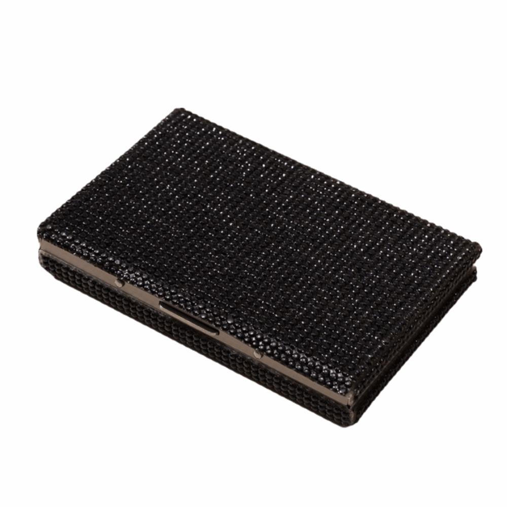 Trendy Sparkling Women s Card Bag Luxury Portable Bling Crystal Card Wallet Dust-proof Hard Case Mini Card Case Daily Use чёрный
Trendy Sparkling Women s Card Bag Luxury Portable Bling Crystal Card Wallet Dust-proof Hard Case Mini Card Case Daily Use чёрный