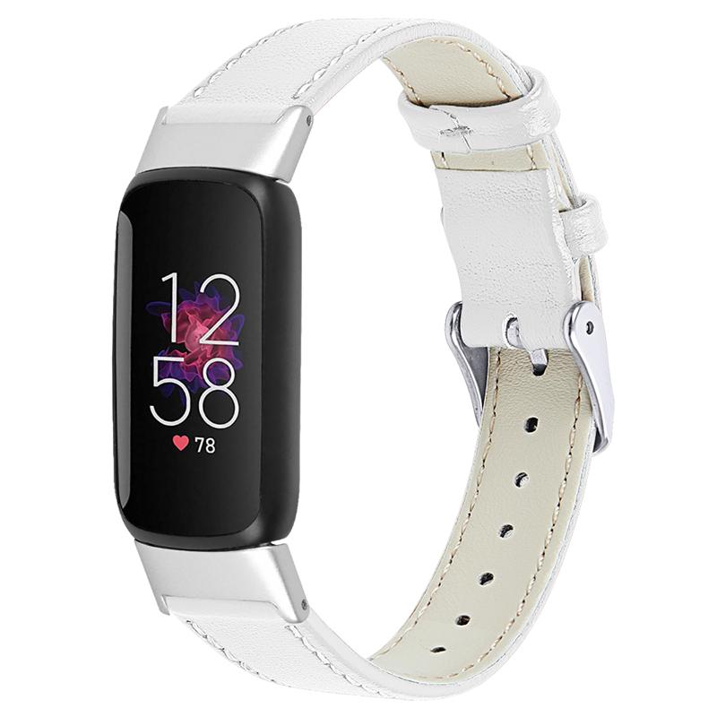 Top Layer Cowhide Replacement Smart Watch Band Adjustable Wrist Strap for Fitbit Luxe White
Top Layer Cowhide Replacement Smart Watch Band Adjustable Wrist Strap for Fitbit Luxe White