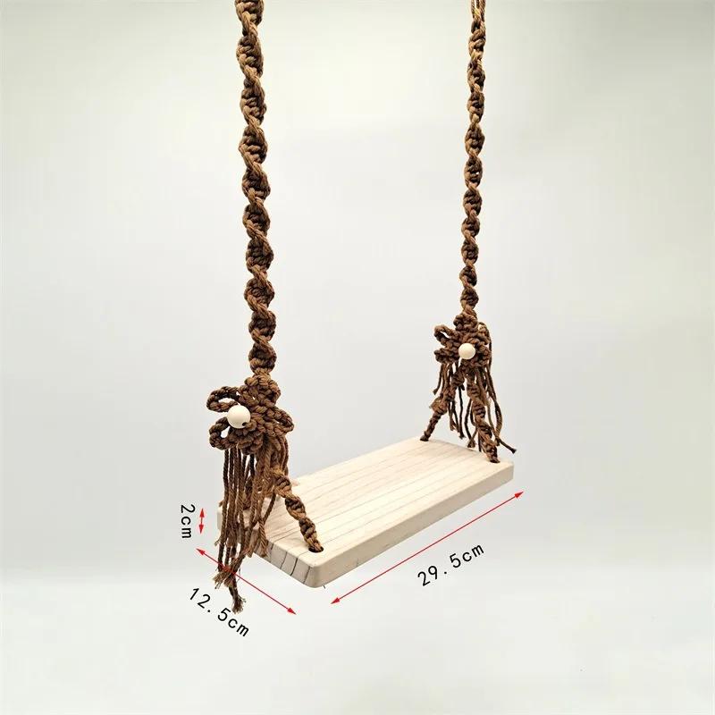 Vintage Wooden Prop Macrame Swing for Newborn Photography Props Babies Infants Photo Shooting Chair Pod Accessories Fotografia
Vintage Wooden Prop Macrame Swing for Newborn Photography Props Babies Infants Photo Shooting Chair Pod Accessories Fotografia