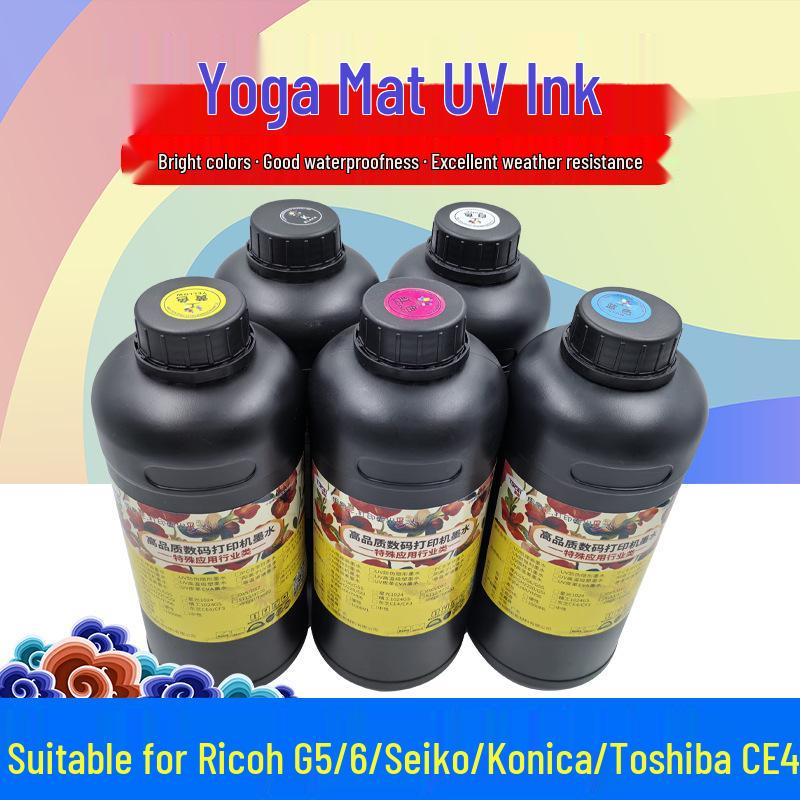 UV Ink for Yoga Mat Printing: Compatible with Ricoh G5/G6, Seiko, Konica, CE4 Printheads синій
UV Ink for Yoga Mat Printing: Compatible with Ricoh G5/G6, Seiko, Konica, CE4 Printheads синій