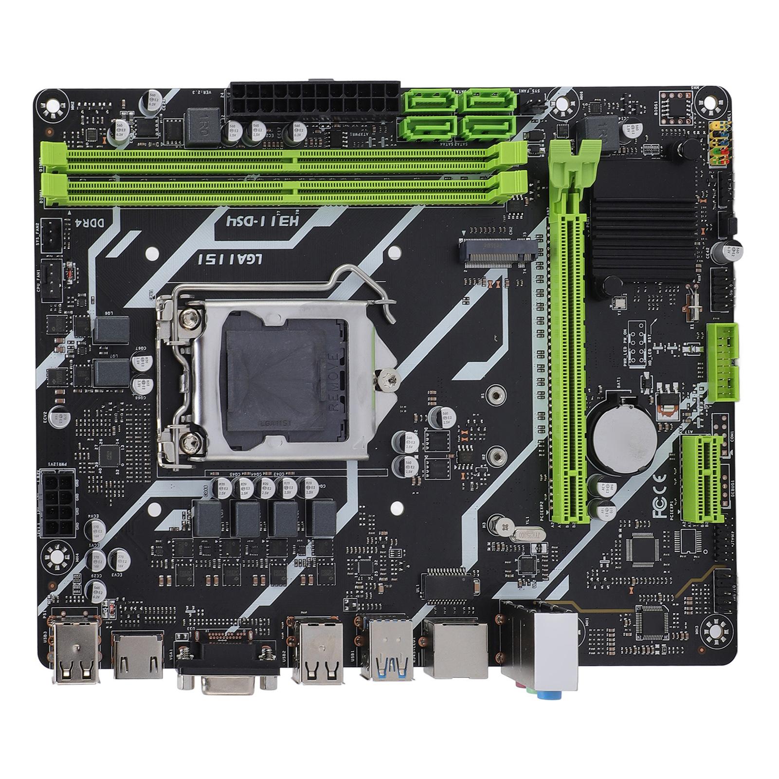 H311 DS4 Desktop Computer Motherboard LGA1151 Double Channel DDR4 Memory NVME M.2 PCI E 16X for Core I6 I7 I8 I9
H311 DS4 Desktop Computer Motherboard LGA1151 Double Channel DDR4 Memory NVME M.2 PCI E 16X for Core I6 I7 I8 I9