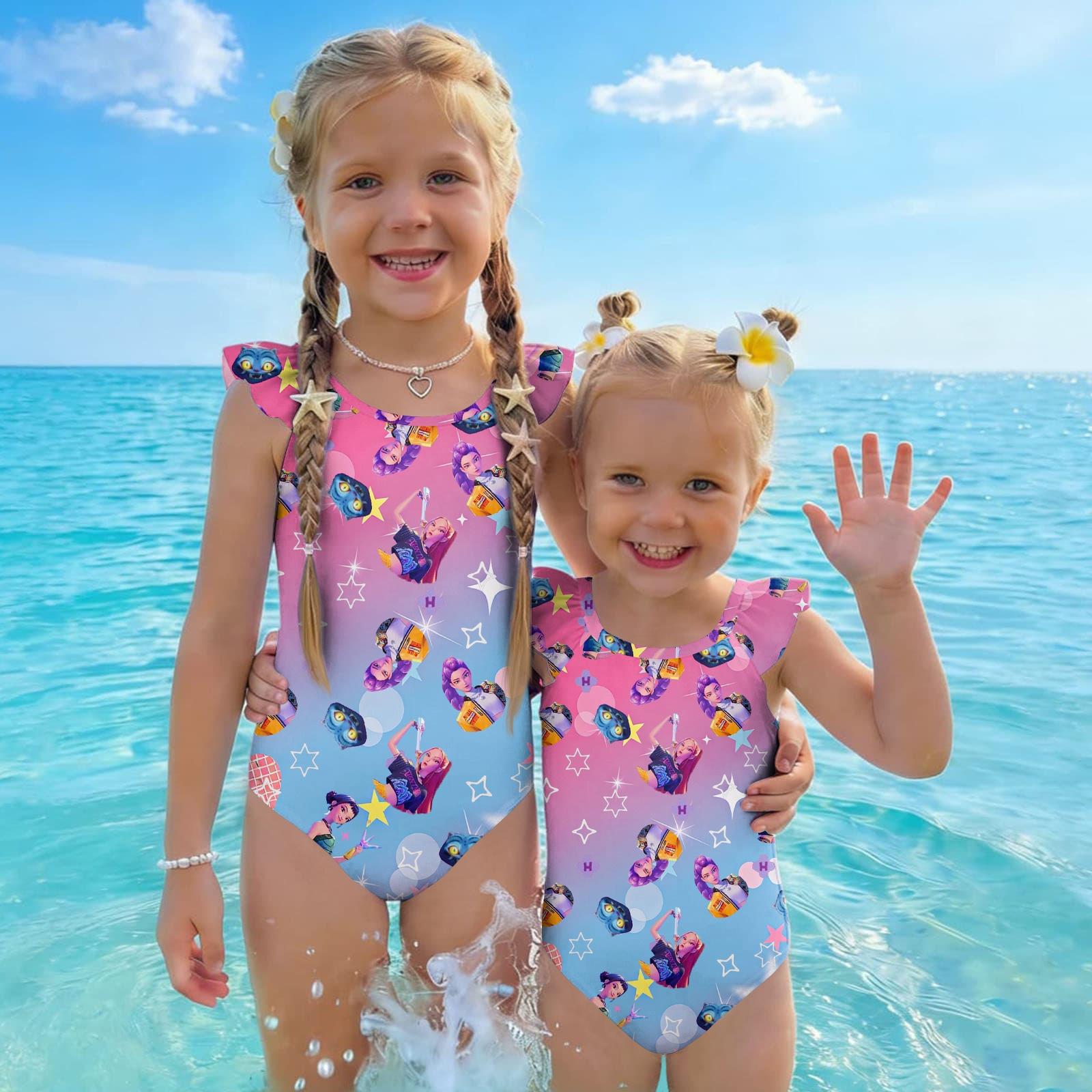 Girls One Piece Swimsuit Summer Casual Swimwear for Kids Comfortable Fit Durable Fabric Printed Design Suitable for Pool Beach Water Activities 100
Girls One Piece Swimsuit Summer Casual Swimwear for Kids Comfortable Fit Durable Fabric Printed Design Suitable for Pool Beach Water Activities 100