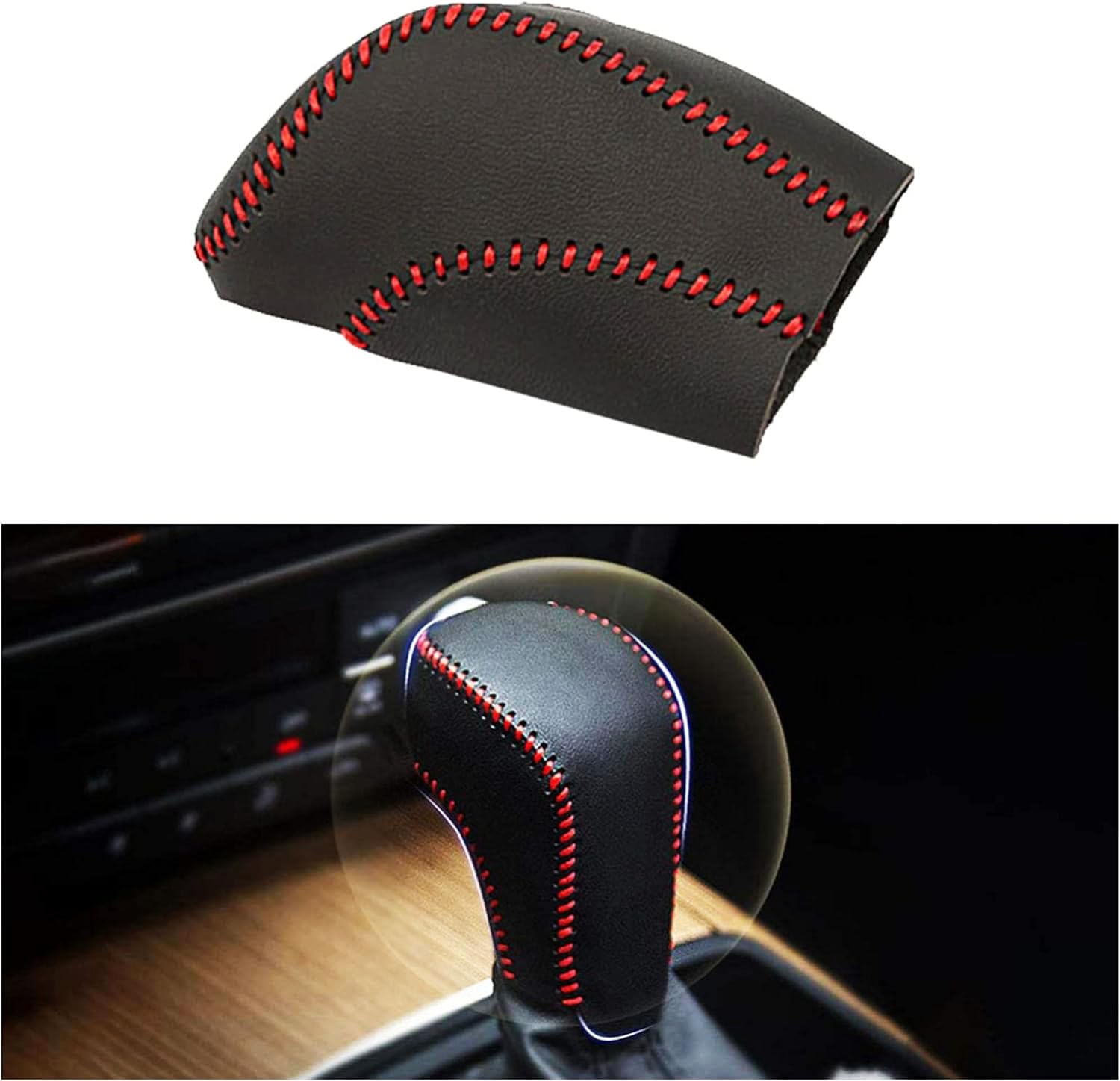 YFFSFDC Genuine Leather Handbrake Cover Luxury Leather Cover Leather Protection Dirt Prevention Easy to Install Universal (Shift Knob Cover)
YFFSFDC Genuine Leather Handbrake Cover Luxury Leather Cover Leather Protection Dirt Prevention Easy to Install Universal (Shift Knob Cover)