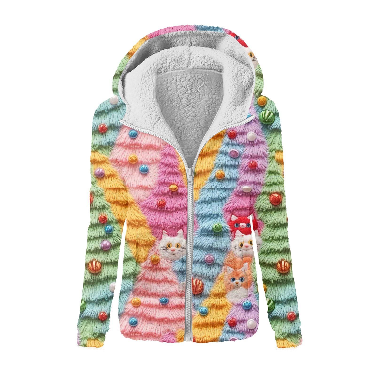 Жіночий модний світшот з принтом, вільна плюшева куртка на блискавці з капюшоном M
Жіночий модний світшот з принтом, вільна плюшева куртка на блискавці з капюшоном M