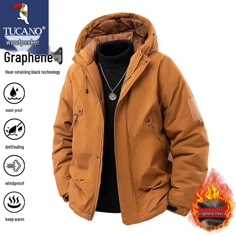 TUCANO Men s Hooded Winter Padded Jacket 2XL
TUCANO Men s Hooded Winter Padded Jacket 2XL