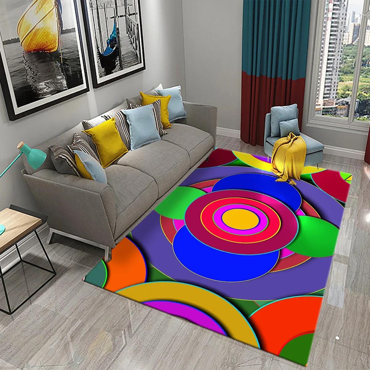 3D Modern Abstract Colorful Circle Line Carpet Bathroom Non-Slip Rugs Indoor Kitchen Entrance Living Room Bedroom Decor Area Rug 40x60cm
3D Modern Abstract Colorful Circle Line Carpet Bathroom Non-Slip Rugs Indoor Kitchen Entrance Living Room Bedroom Decor Area Rug 40x60cm