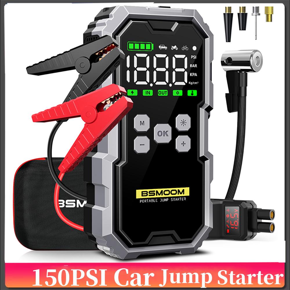 Car Jump Starter With Air Compressor LCD Screen 21800mAh Portable Booster Charger 6000A Powerful Car Battery Starting Devi
Car Jump Starter With Air Compressor LCD Screen 21800mAh Portable Booster Charger 6000A Powerful Car Battery Starting Devi