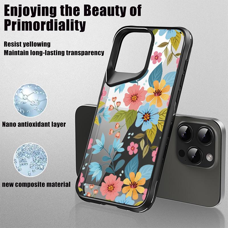 Акриловый противоударный чехол для телефона для iPhone 15 Pro Max 14 Plus 13 Pro, тонкий прозрачный чехол с ярким цветком и мягким краем iPhone 15 чёрный
Акриловый противоударный чехол для телефона для iPhone 15 Pro Max 14 Plus 13 Pro, тонкий прозрачный чехол с ярким цветком и мягким краем iPhone 15 чёрный