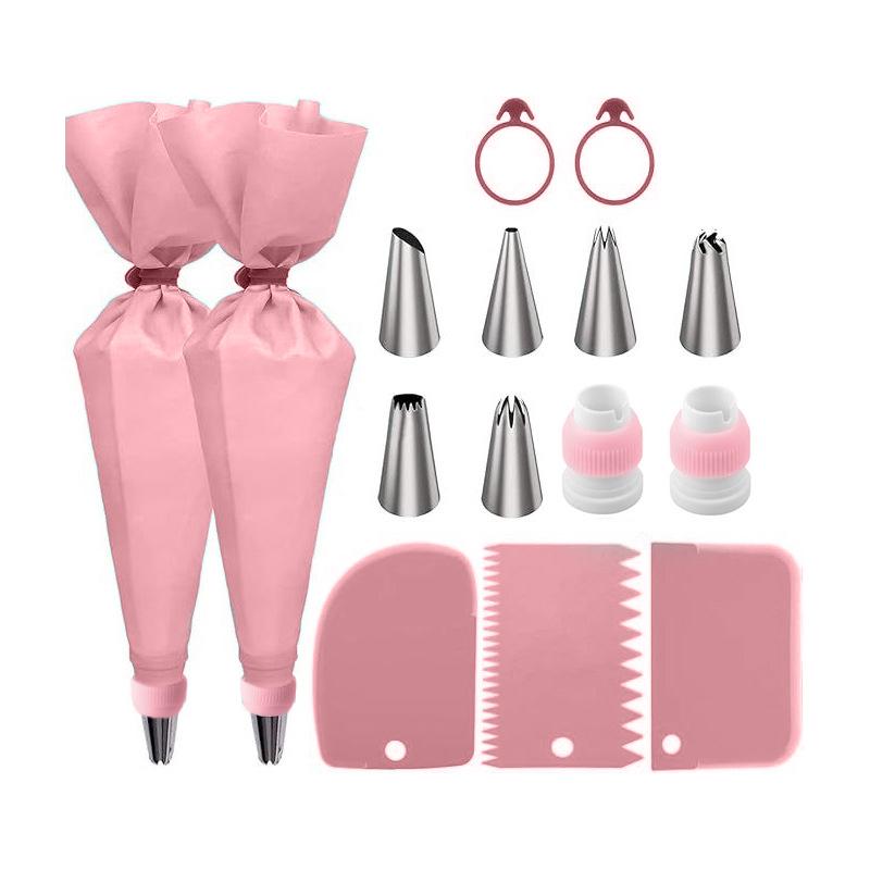 Інструмент для прикрашання тортів з нержавіючої сталі, силіконові кондитерські насадки B
Інструмент для прикрашання тортів з нержавіючої сталі, силіконові кондитерські насадки B