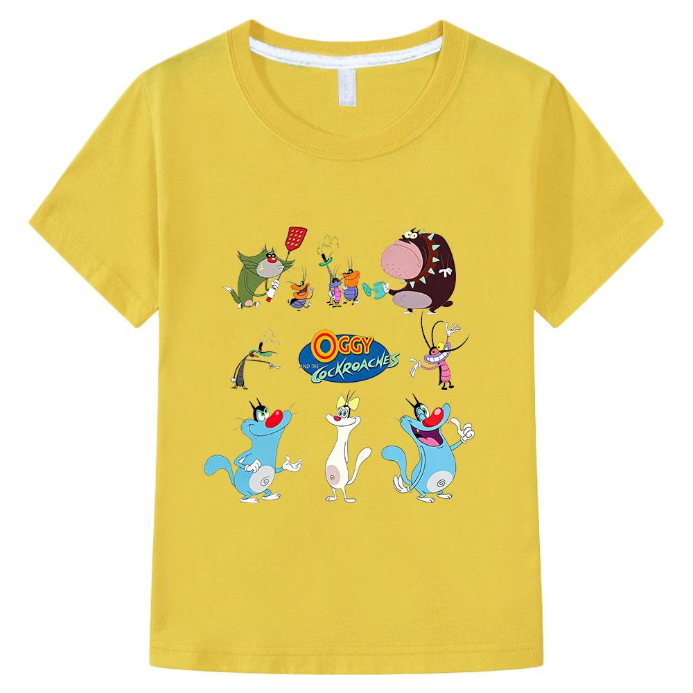 Oggy and The Cockroaches Children s T-Shirt 100% Cotton Cartoon Print Vintage tops Cute Kids Casual O-Neck Short Sleeve Summer 160 жовтий
Oggy and The Cockroaches Children s T-Shirt 100% Cotton Cartoon Print Vintage tops Cute Kids Casual O-Neck Short Sleeve Summer 160 жовтий
