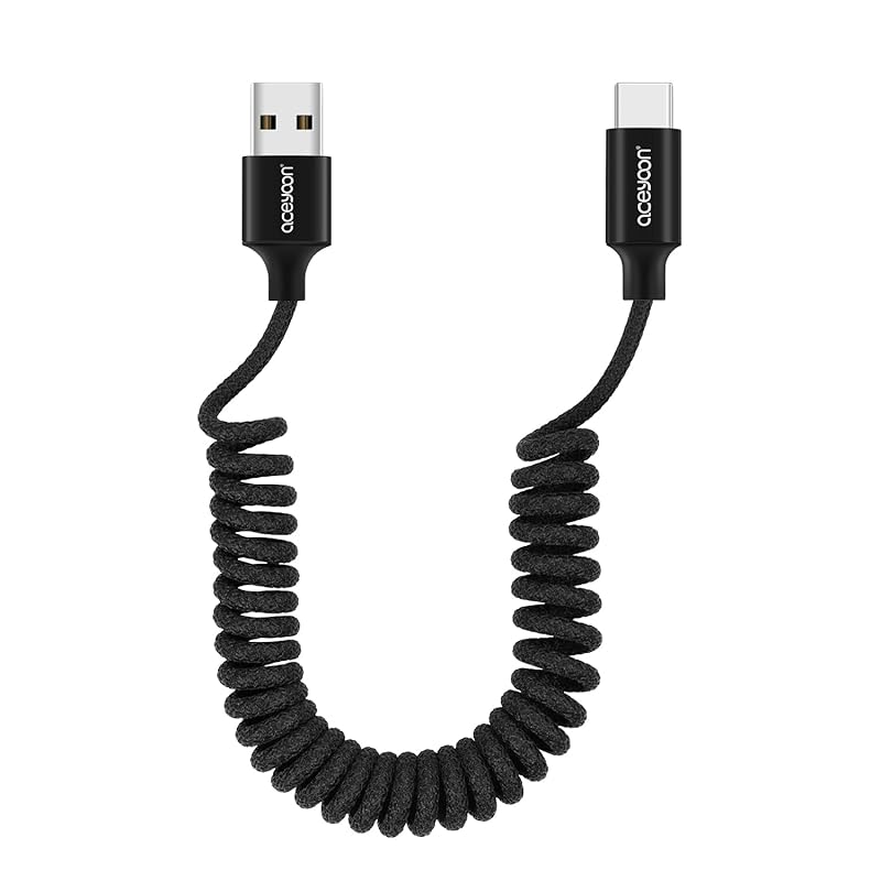Кабель USB C aceyoon, тонкий спиральный, удлинитель, тип 100 Вт, быстрая зарядка A — рекомендуется для растяжки до 1 м, тип C, высокоскоростная передача данных 480 Мбит/с
Кабель USB C aceyoon, тонкий спиральный, удлинитель, тип 100 Вт, быстрая зарядка A — рекомендуется для растяжки до 1 м, тип C, высокоскоростная передача данных 480 Мбит/с