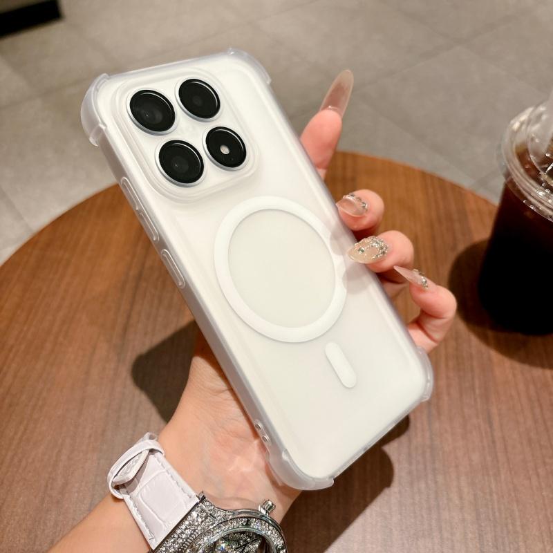 Shockproof Armor Soft Magnetic Clear Case For Xiaomi 17 Pro Max Mi 15 14 Pro Luxury For MagSafe Wireless Charging Matte Cover Xiaomi 14 Pro білий
Shockproof Armor Soft Magnetic Clear Case For Xiaomi 17 Pro Max Mi 15 14 Pro Luxury For MagSafe Wireless Charging Matte Cover Xiaomi 14 Pro білий