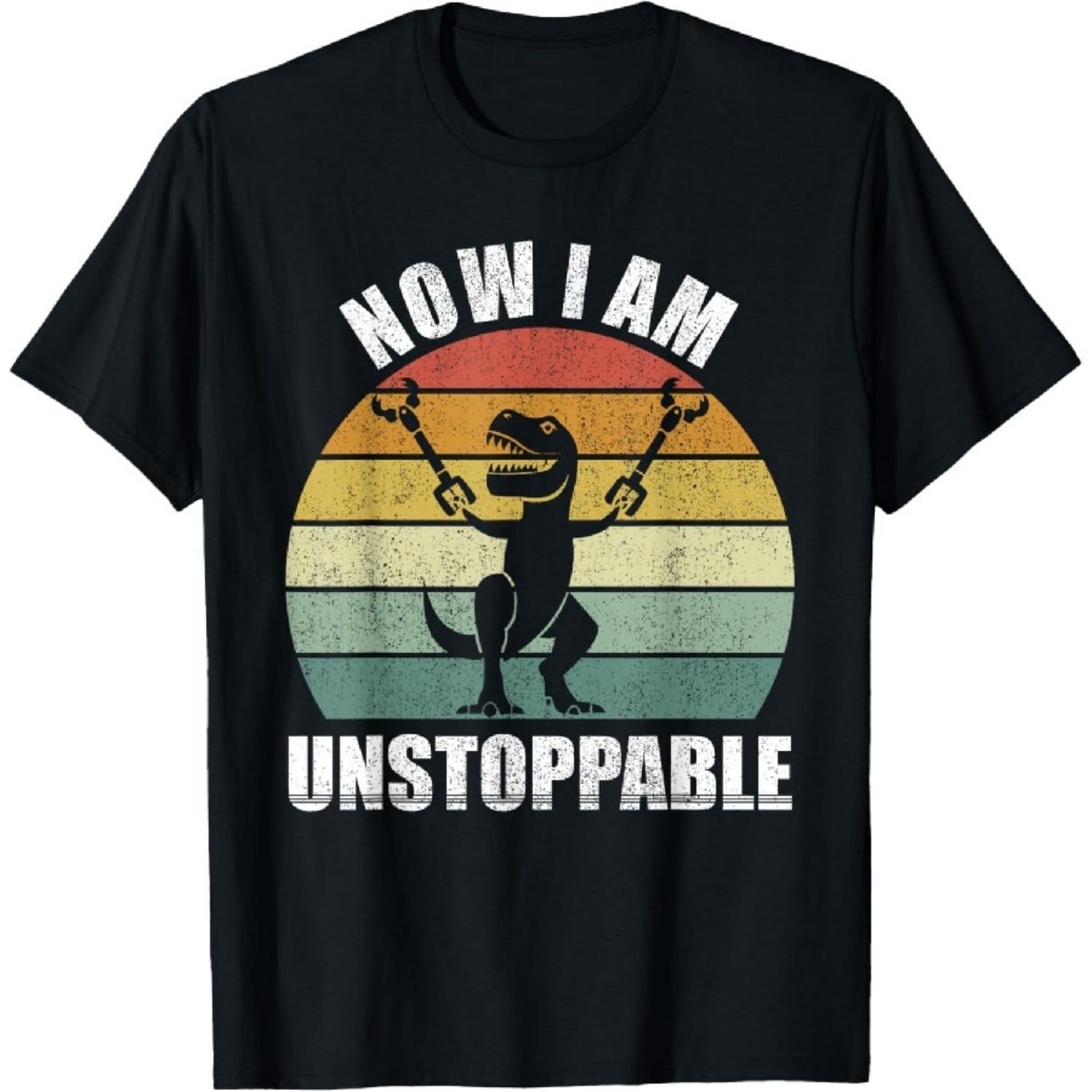 Catch Some Rays Retro Now I Am Unstoppable Funny T-Rex Women s Black T-Shirt S
Catch Some Rays Retro Now I Am Unstoppable Funny T-Rex Women s Black T-Shirt S