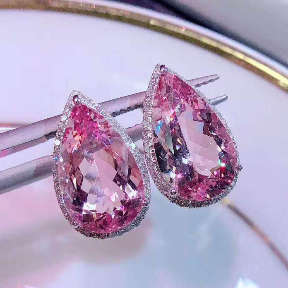 Luxury Crown High Carbon Diamond Pink Tourmaline Simulated Gemstone Open Ring Women Jewelry Set Engagement Ring
Luxury Crown High Carbon Diamond Pink Tourmaline Simulated Gemstone Open Ring Women Jewelry Set Engagement Ring