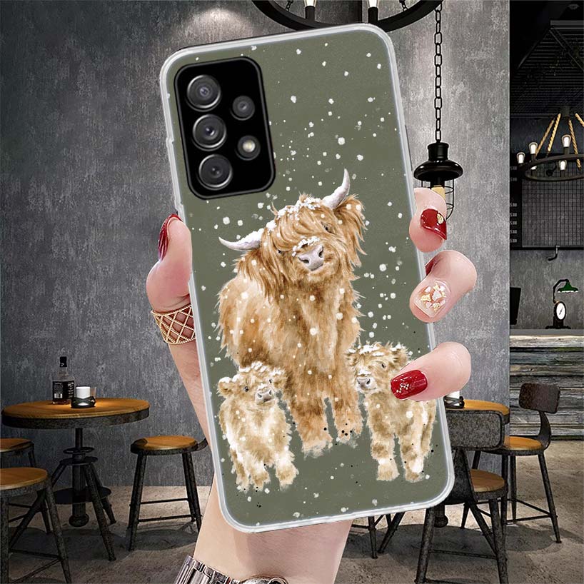 Cute Highland Cow Soft Phone Case For Samsung Galaxy A12 A22 A32 A52 A72 A02S A51 A50S A71 A70 A31 A20S Note 20 Ultra S10 A10S G Samsung A50
Cute Highland Cow Soft Phone Case For Samsung Galaxy A12 A22 A32 A52 A72 A02S A51 A50S A71 A70 A31 A20S Note 20 Ultra S10 A10S G Samsung A50