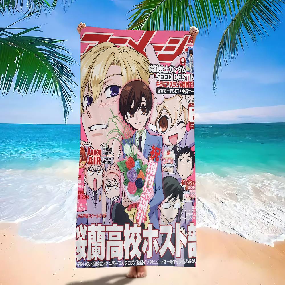 Anime Ouran High School Host Club Microfiber Beach Towel Absorbent Quick dry Soft Yoga Swimming Resort Mountain Climbing Towel W40*H60(CM)
Anime Ouran High School Host Club Microfiber Beach Towel Absorbent Quick dry Soft Yoga Swimming Resort Mountain Climbing Towel W40*H60(CM)