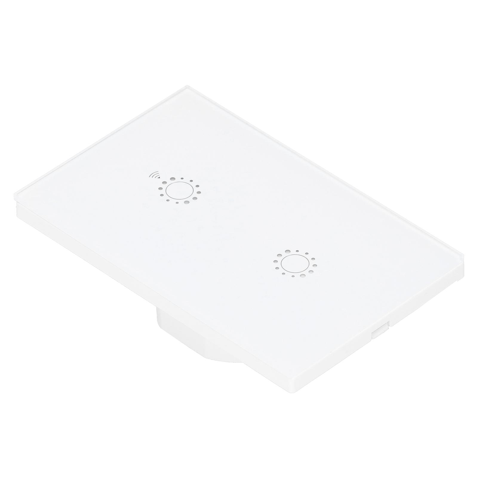 LED Smart Light WiFi Wall Touch 2 Gang for Intelligent Voice APP Control AC 95‑250V
LED Smart Light WiFi Wall Touch 2 Gang for Intelligent Voice APP Control AC 95‑250V