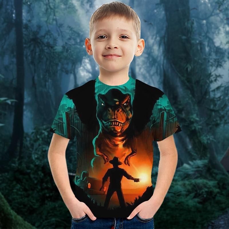 Kids Boys T shirt Tee Animal Dinosaur Children Top Casual 3D Print Cool Daily Summer Red 3-12 Years 100
Kids Boys T shirt Tee Animal Dinosaur Children Top Casual 3D Print Cool Daily Summer Red 3-12 Years 100