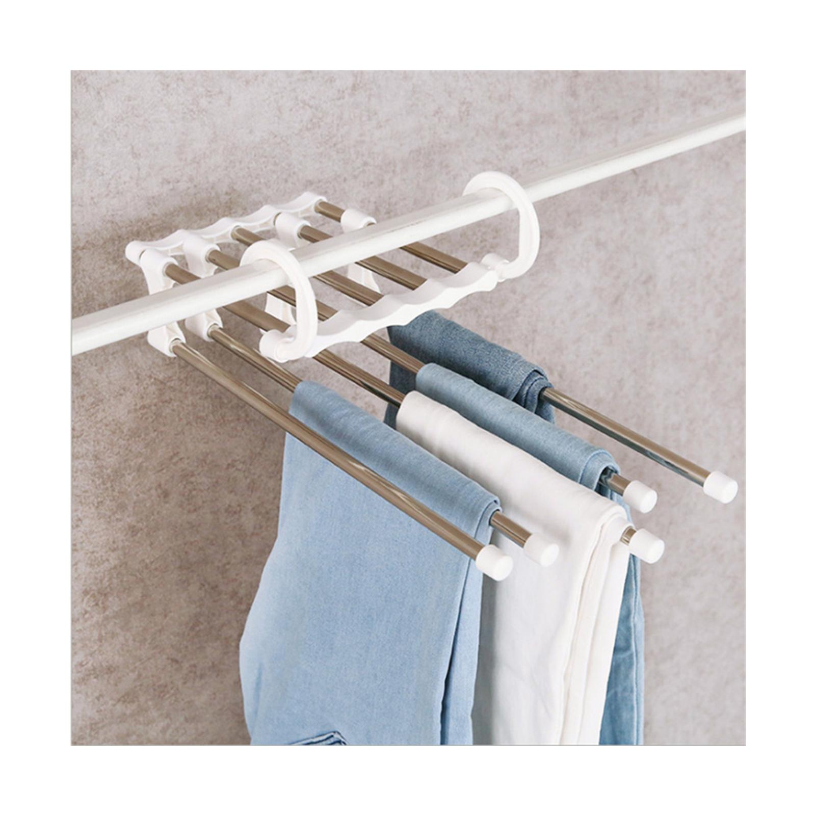 Multifunctional Pants Rack 5 In 1 Retractable Stainless Steel Hanger For Home Traveling Easy Installation білий
Multifunctional Pants Rack 5 In 1 Retractable Stainless Steel Hanger For Home Traveling Easy Installation білий