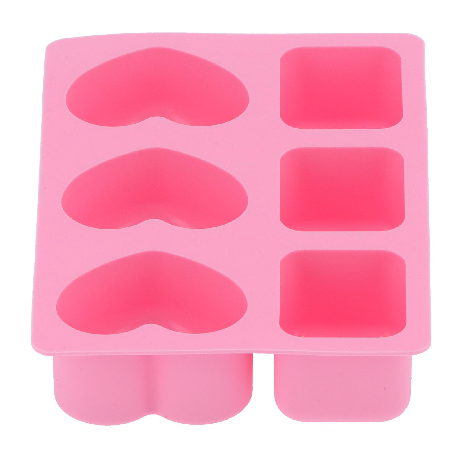 6‑Grid Heart Rectangular Shape Cake Mold Silicone Soap Mold Baking Tool for Home Kitchen Bakery
6‑Grid Heart Rectangular Shape Cake Mold Silicone Soap Mold Baking Tool for Home Kitchen Bakery