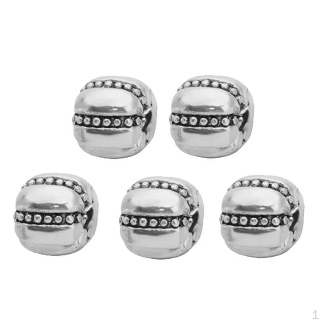 Pack of 5 Pumpkin Position Spacer Beads Stopper for Bracelet Necklace 3mm 
Pack of 5 Pumpkin Position Spacer Beads Stopper for Bracelet Necklace 3mm