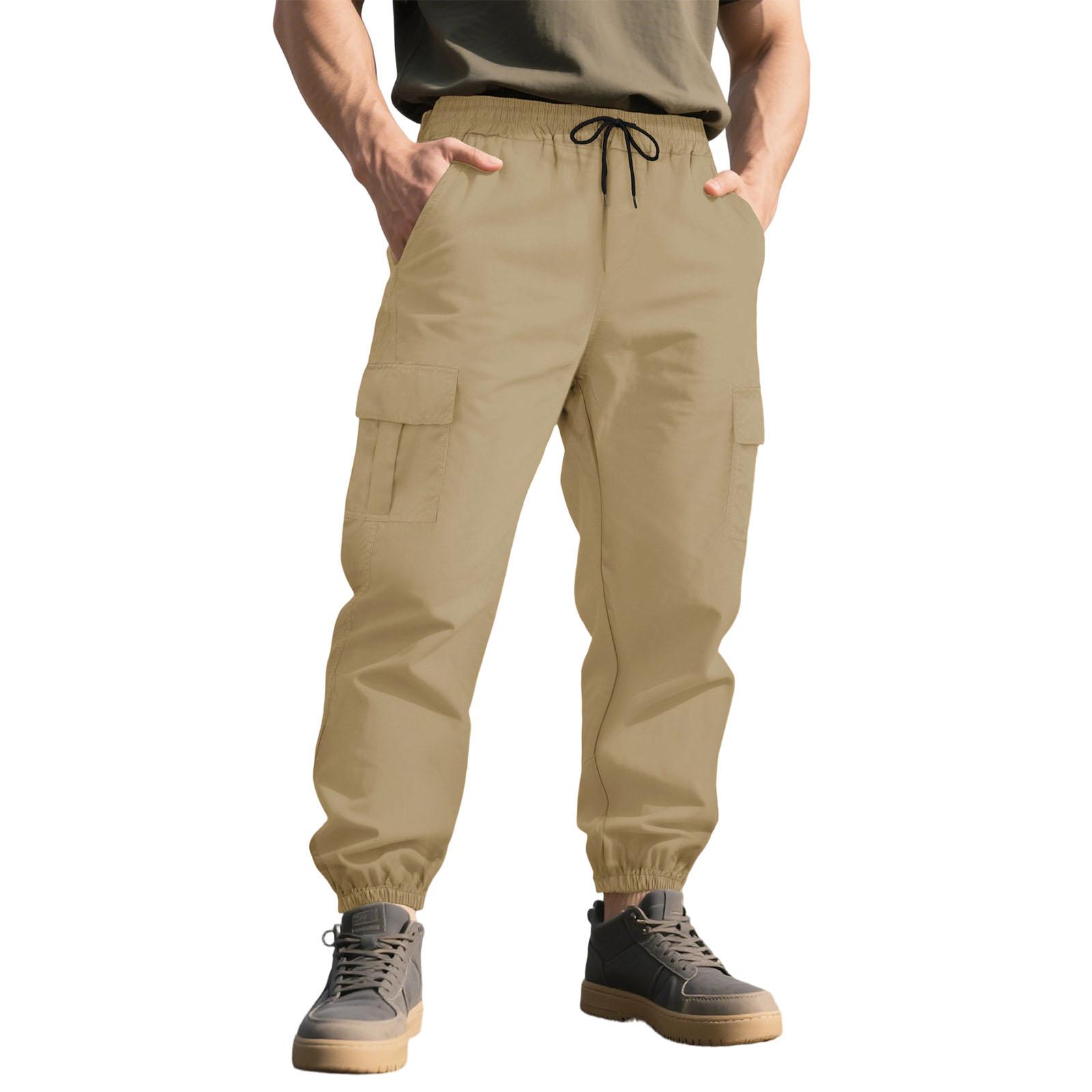 Men Casual Elastic Waist Cargo Pants with Multiple Pockets Jogger Style Long Trousers for Everyday Outdoor Work Use XXXL хакі
Men Casual Elastic Waist Cargo Pants with Multiple Pockets Jogger Style Long Trousers for Everyday Outdoor Work Use XXXL хакі