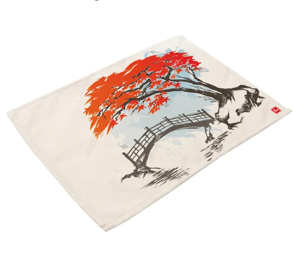Japanese Landscapes Ink Painting Placemat Linen Dining Table Mats Decor Coaster Pad Bowl Coffee Cup Mat Tablecloth 45x30CM 2pcs 30x45cm
Japanese Landscapes Ink Painting Placemat Linen Dining Table Mats Decor Coaster Pad Bowl Coffee Cup Mat Tablecloth 45x30CM 2pcs 30x45cm