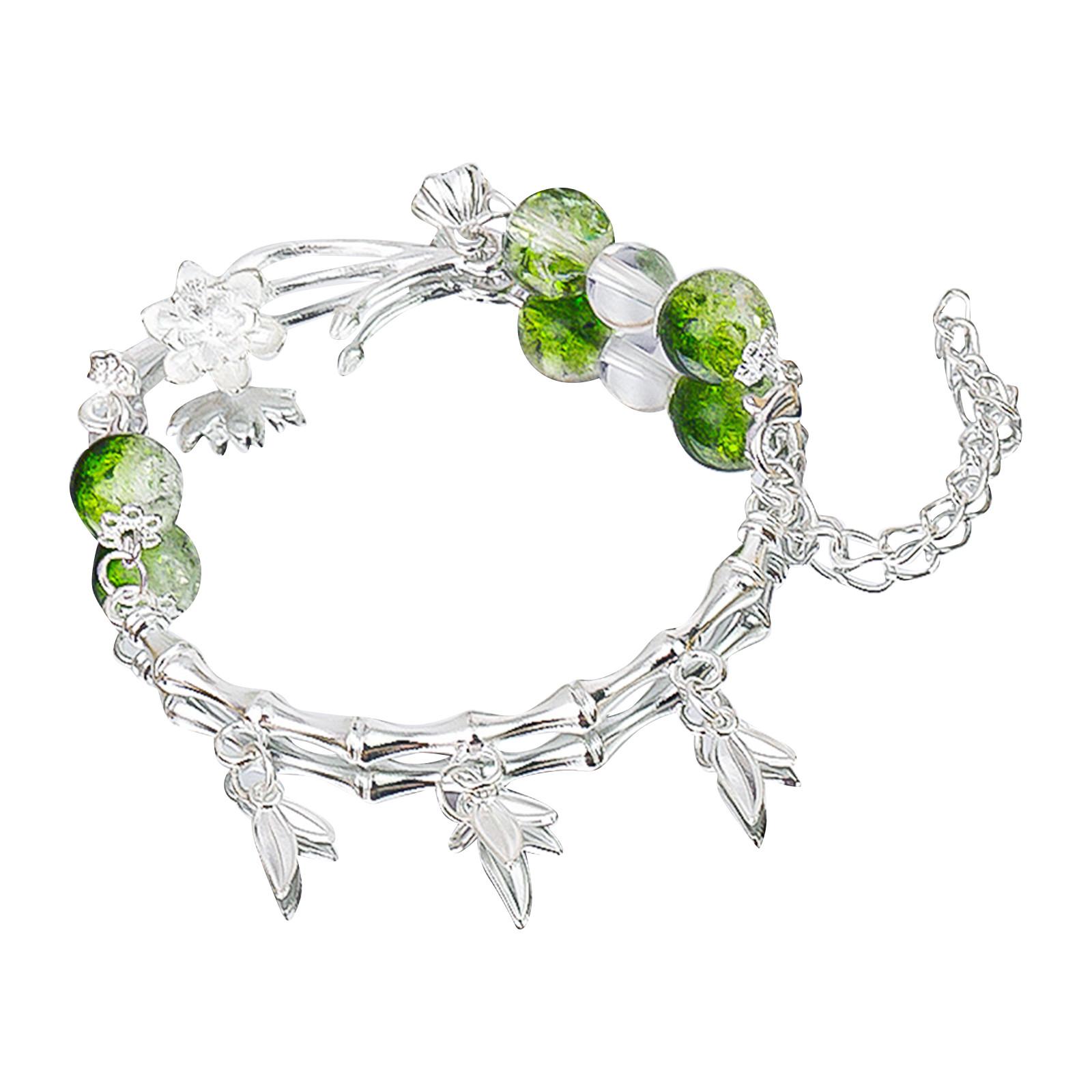 Антикварный зеленый браслет с бусинами, ретро-китайская мода, легкая роскошь, высокочувствительный браслет-бабочка One Size
Антикварный зеленый браслет с бусинами, ретро-китайская мода, легкая роскошь, высокочувствительный браслет-бабочка One Size