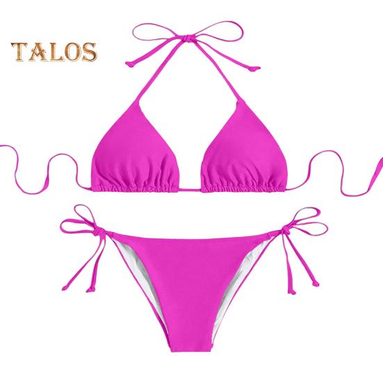 Женский сексуальный комплект бикини с завязками по бокам, двухсекционный купальник с треугольными чашечками для пляжной вечеринки S розы красного
Женский сексуальный комплект бикини с завязками по бокам, двухсекционный купальник с треугольными чашечками для пляжной вечеринки S розы красного